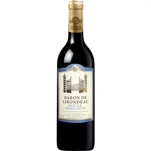 Вино Baron de Lirondeau н/солодке червоне 10.5% 0.75 л